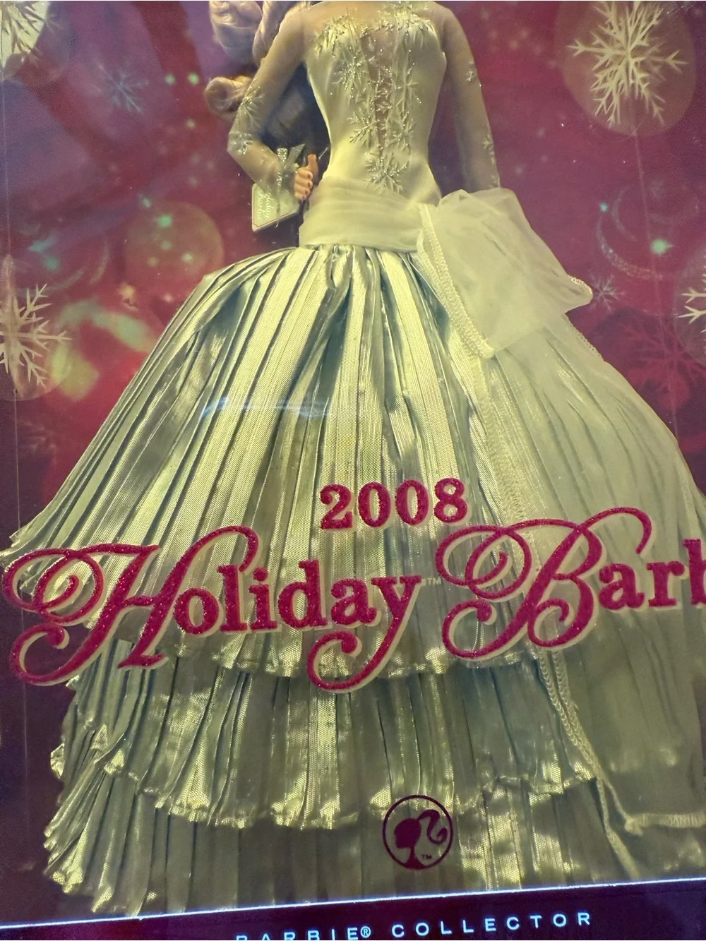 Mattel Holiday Barbie 2008 in Gold Gown
